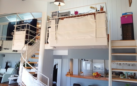 RARE ! DERNIER ETAGE FACE MER sur la PLAGE de BONNE SOURCE